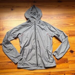 Nike Men's Gray Windbreaker Jacket